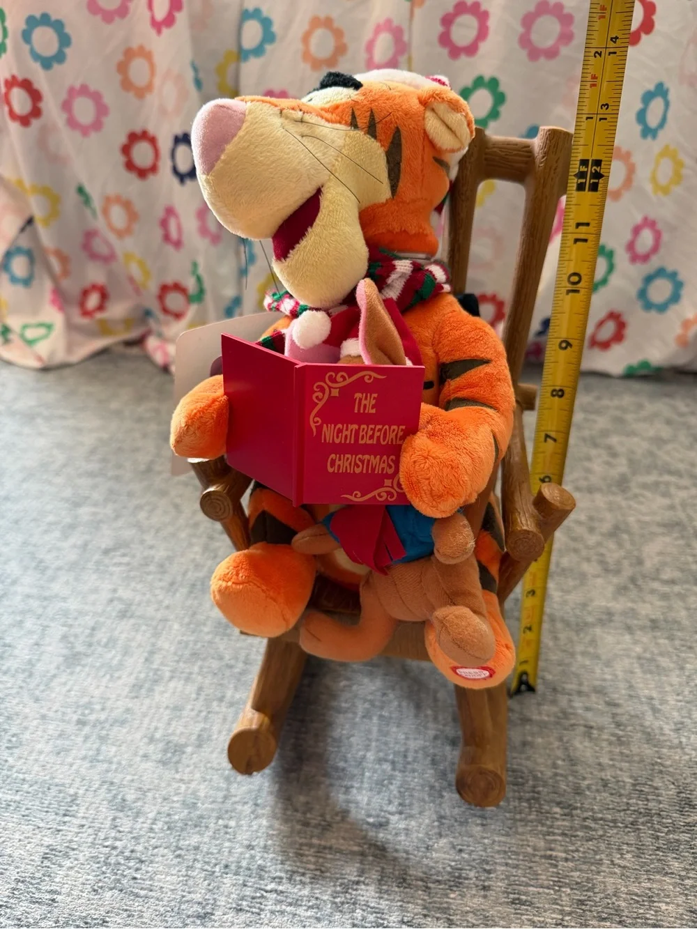 Rocking tigger and roo Christmas decor